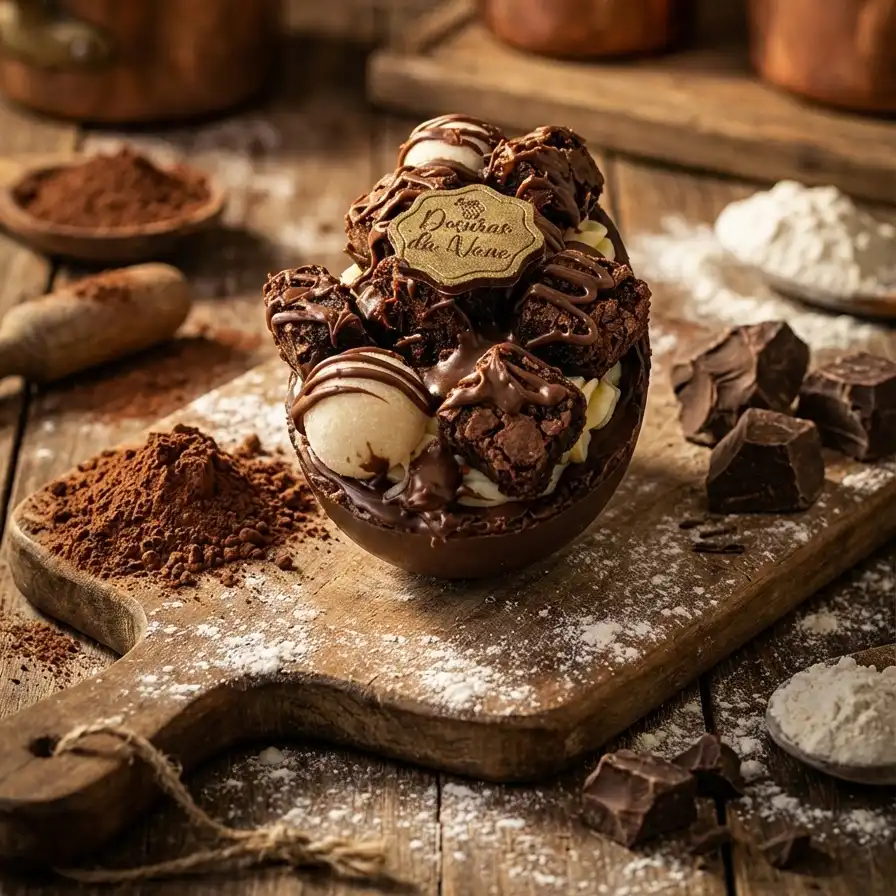 Ovo de Páscoa artesanal